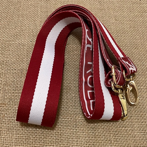 🎉❤️LAST ONE!! Alabama ROLL TIDE Reversible Stripes Purse Strap - Picture 2 of 2